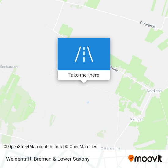 Weidentrift map