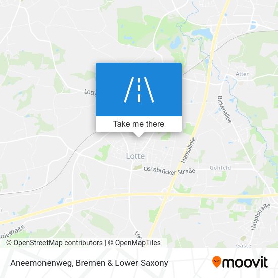 Aneemonenweg map