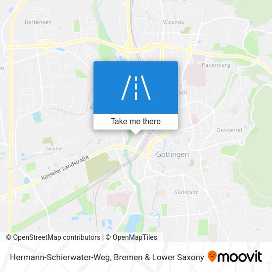 Hermann-Schierwater-Weg map