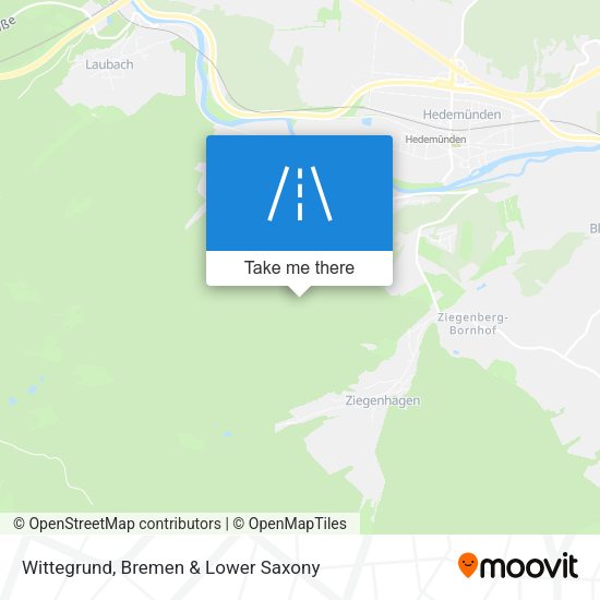 Wittegrund map