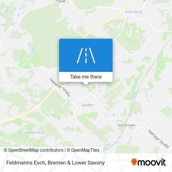 Feldmanns Esch map