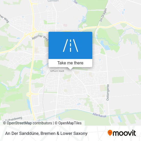 An Der Sanddüne map
