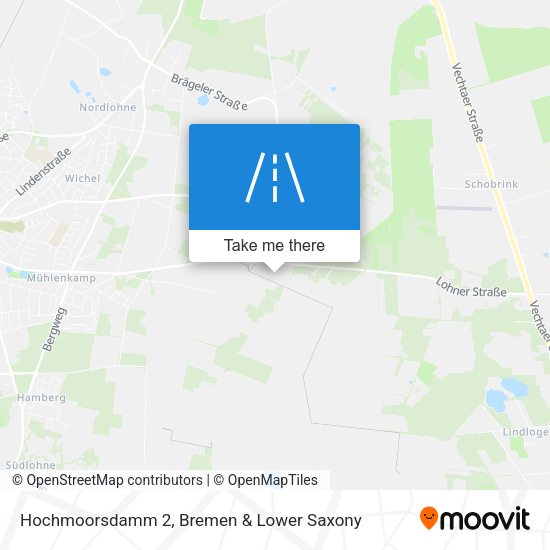 Hochmoorsdamm 2 map
