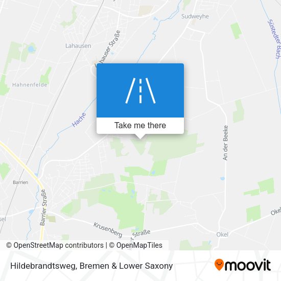 Hildebrandtsweg map