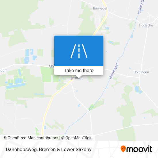 Dannhopsweg map