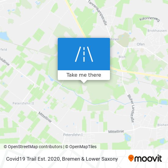 Covid19 Trail Est. 2020 map