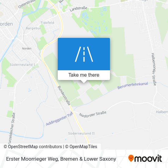 Erster Moorrieger Weg map