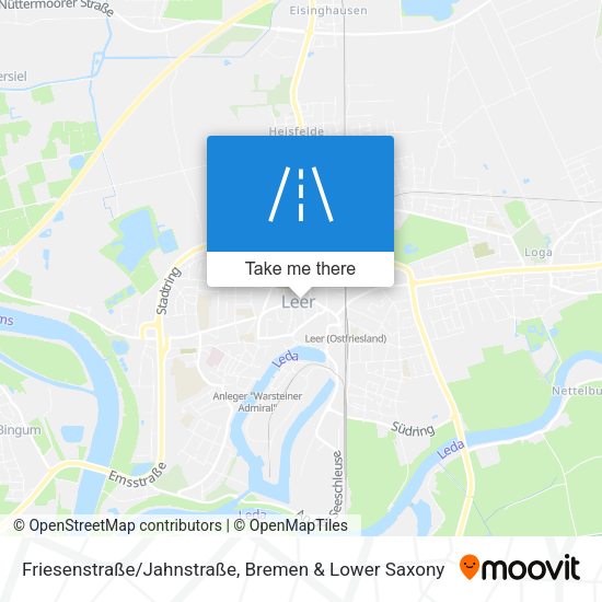 Friesenstraße/Jahnstraße map