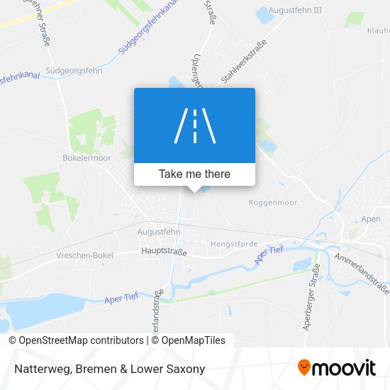 Natterweg map