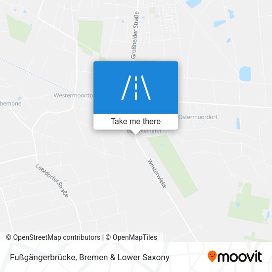 Fußgängerbrücke map