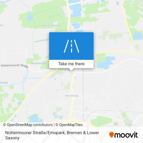 Nüttermoorer Straße/Emspark map
