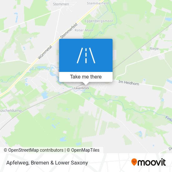 Apfelweg map