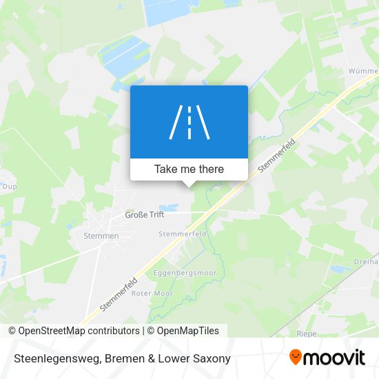 Steenlegensweg map