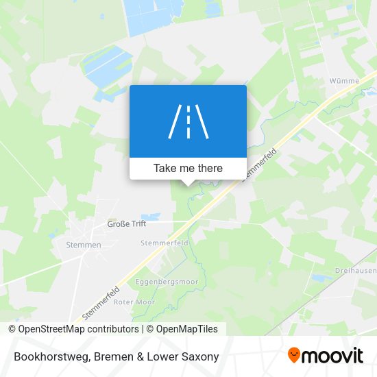Bookhorstweg map