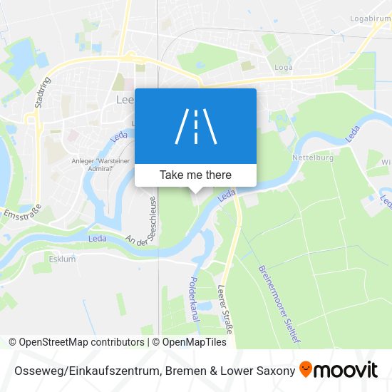 Osseweg/Einkaufszentrum map