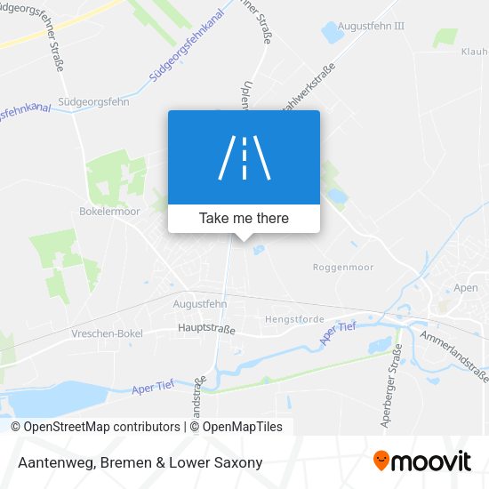 Aantenweg map