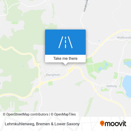 Lehmkuhlenweg map