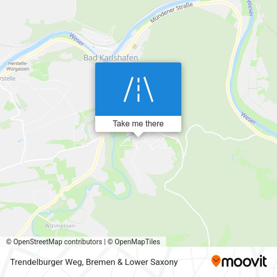 Trendelburger Weg map