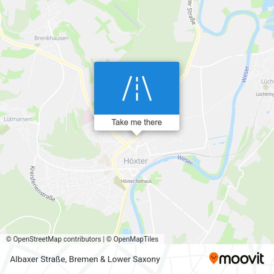 Albaxer Straße map