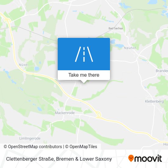 Clettenberger Straße map