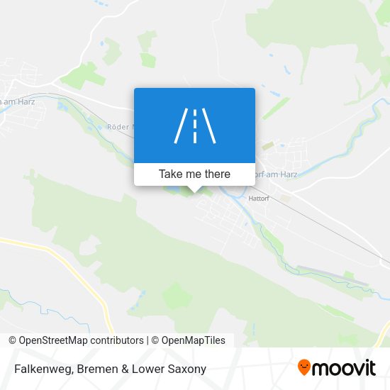 Falkenweg map