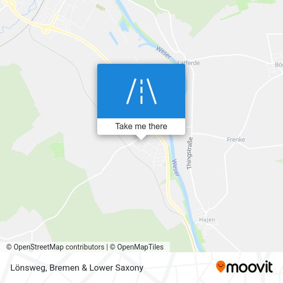 Lönsweg map