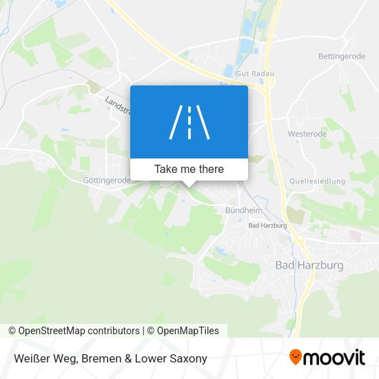 Weißer Weg map