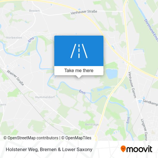 Holstener Weg map