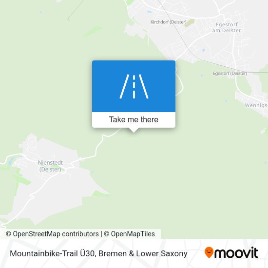 Mountainbike-Trail Ü30 map