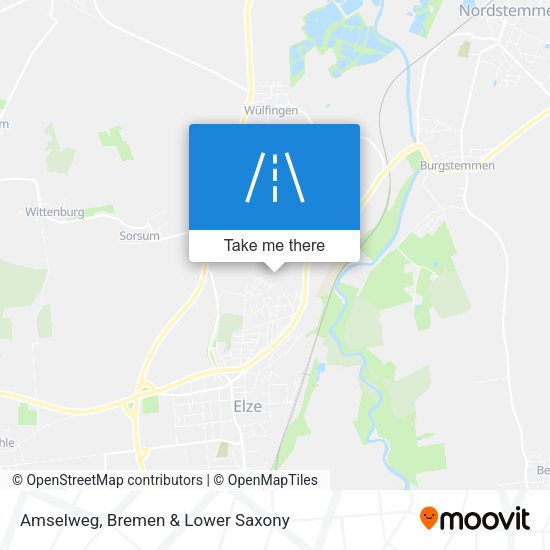Amselweg map