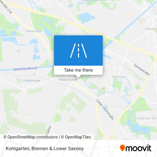 Kohlgarten map