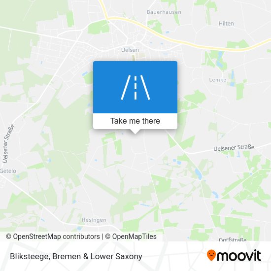 Bliksteege map