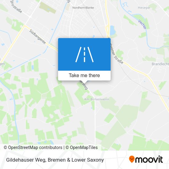 Gildehauser Weg map