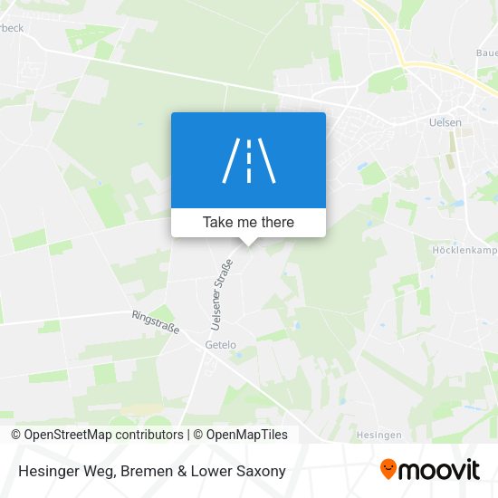 Hesinger Weg map
