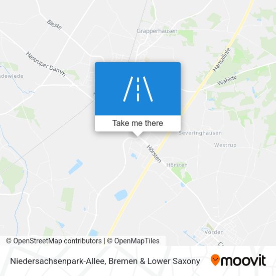 Niedersachsenpark-Allee map