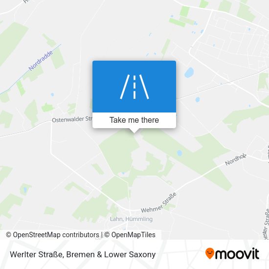 Werlter Straße map