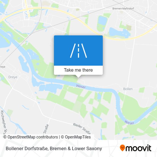 Bollener Dorfstraße map