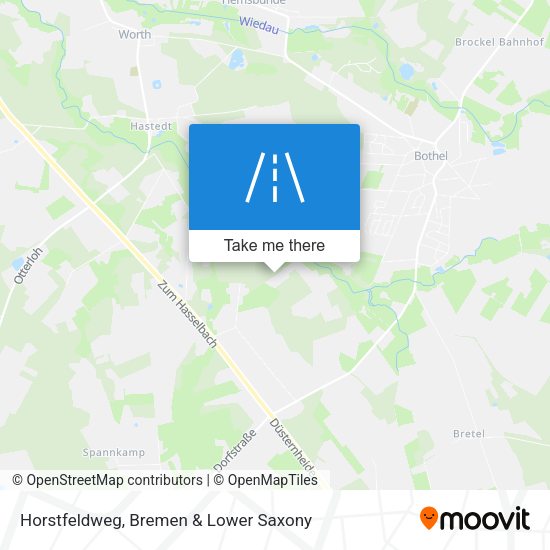Horstfeldweg map
