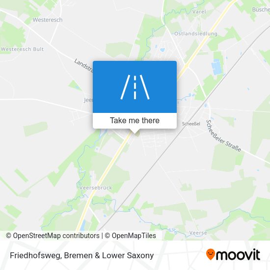 Friedhofsweg map
