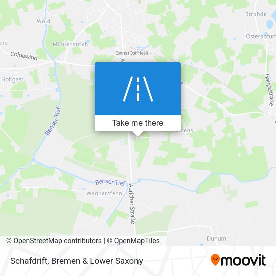 Schafdrift map