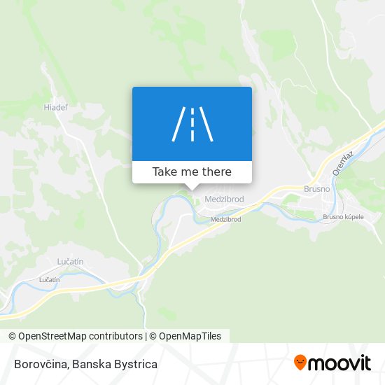 Borovčina map