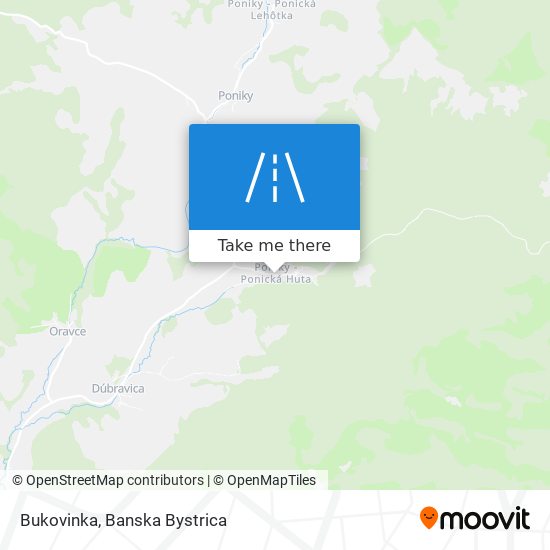 Bukovinka map