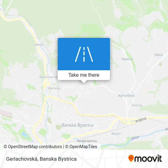 Gerlachovská map
