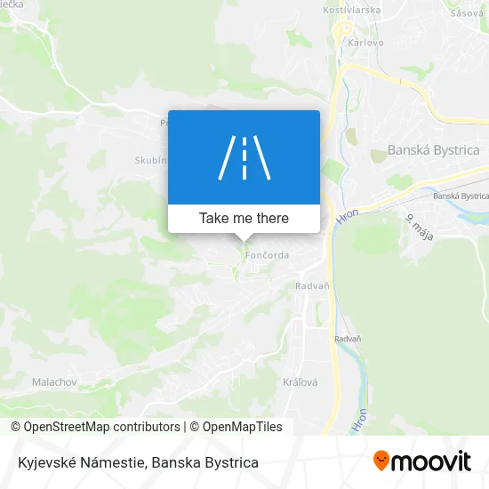 Kyjevské Námestie map