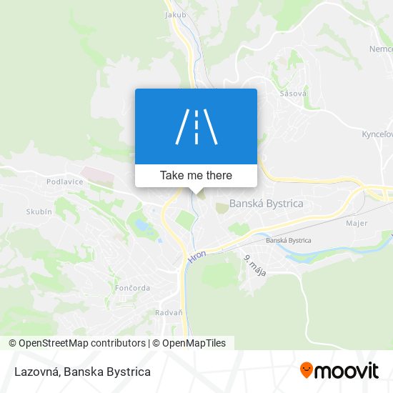 Lazovná map