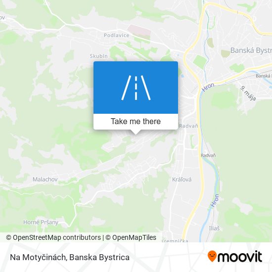 Na Motyčinách map