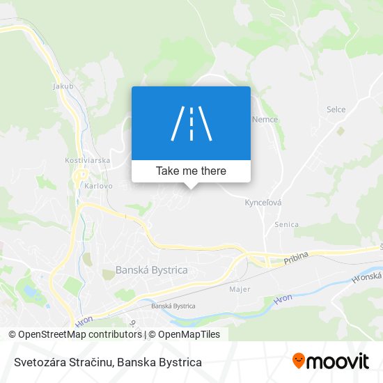 Svetozára Stračinu map