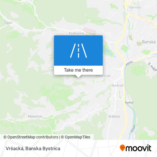 Vršacká map