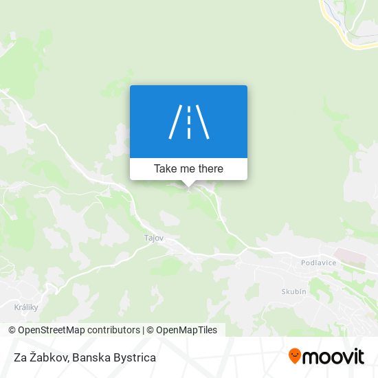 Za Žabkov map