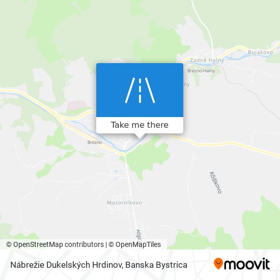 Nábrežie Dukelských Hrdinov map